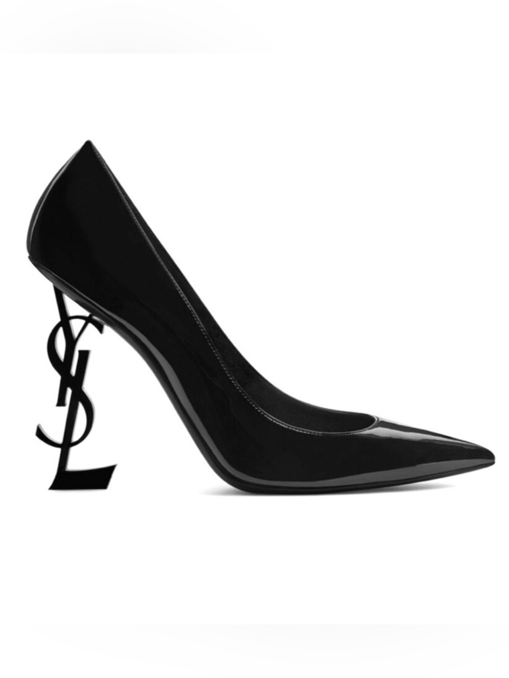 BNIB Authentic Saint Laurent YSL Opyum 110 Patent Leather Pumps Nero Black 41